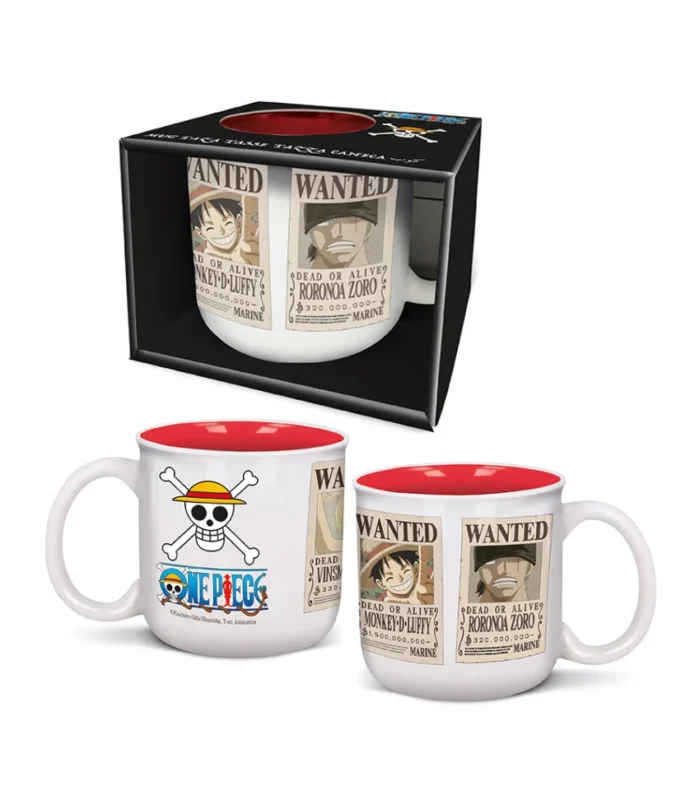 Taza Desayuno Wanted 360ml - One Piece