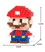Mario en Mini Bloques de Construcción – Super Mario