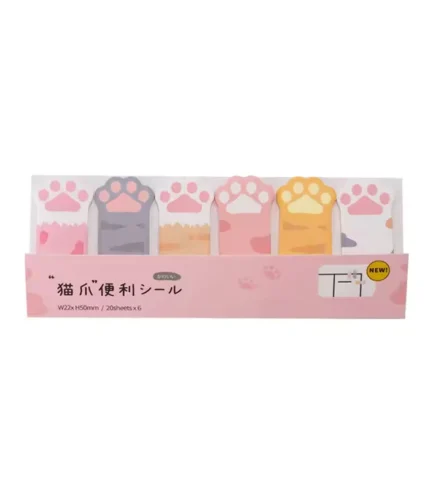 Etiquetas Adhesivas Kawaii Patitas de Gato