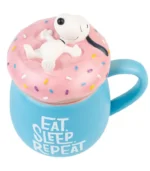 Taza 3D Eat Sleep Repeat Snoopy 500ml