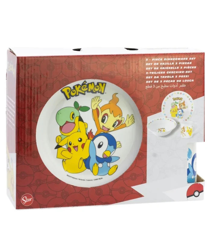 Set Merienda Infantil de Cerámica Happy Fun – Pokémon