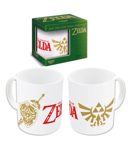 Taza Cerámica Escudos - The Legend of Zelda