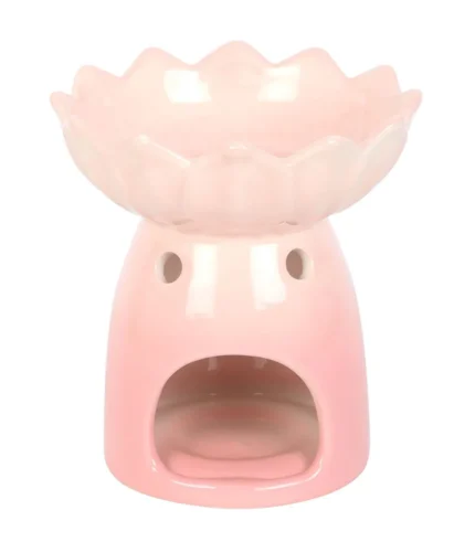Quemador de Esencias Flor de Loto Rosa